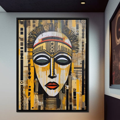 Tribal Mask 04 Canvas Wall Art