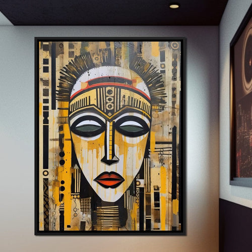 Tribal Mask 04 Canvas Wall Art
