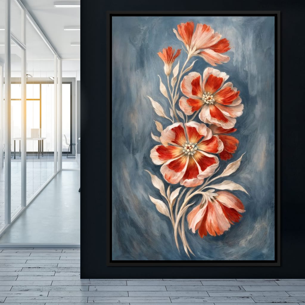 Emberlight Florals Canvas Wall Art
