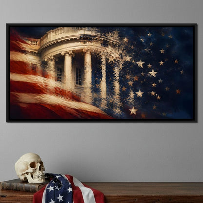 Republic Fading Into the Stars Canvas Wall Art