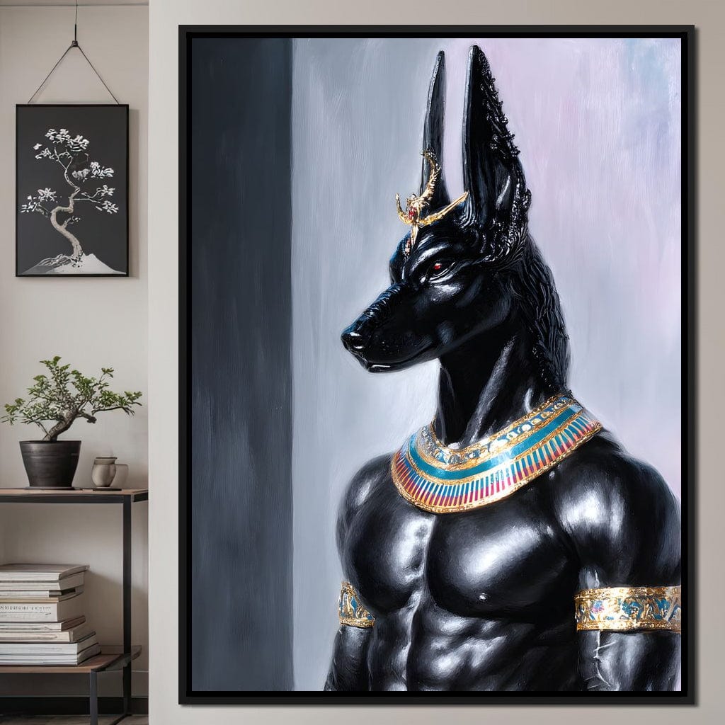 Anubis Guardian of the Pharaoh Canvas Wall Art
