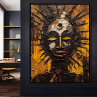 Tribal Mask 03 Canvas Wall Art