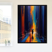 Streets of Loneliness Canvas Wall Art