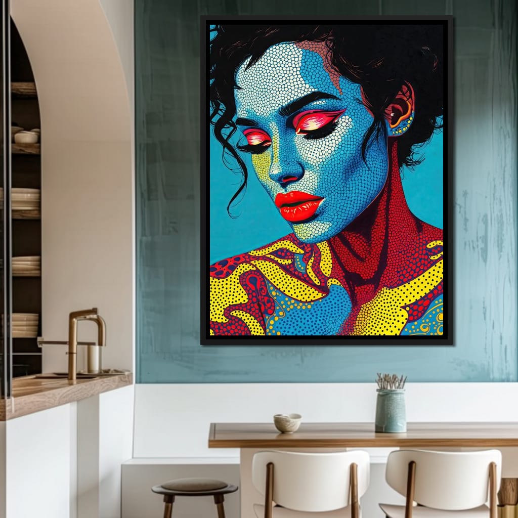 Abstract Seduction Canvas Wall Art