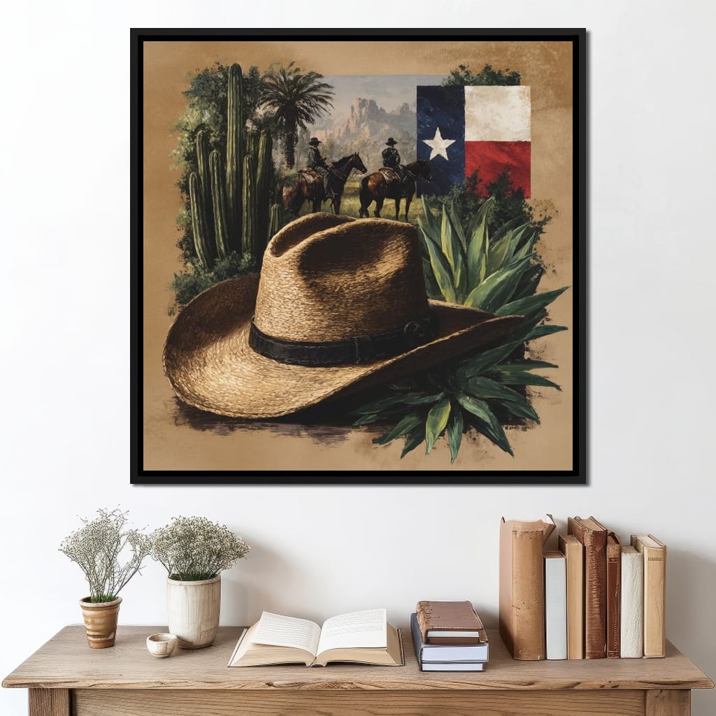 Texas Rangers Desert Legacy Canvas Wall Art