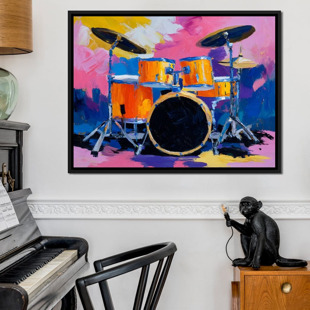 Rhythm of Vibrant Beats Canvas Wall Art