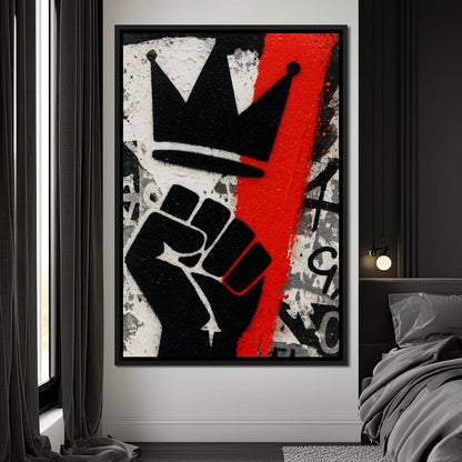 Crown of Unity Power Surge Canvas Wall Art
