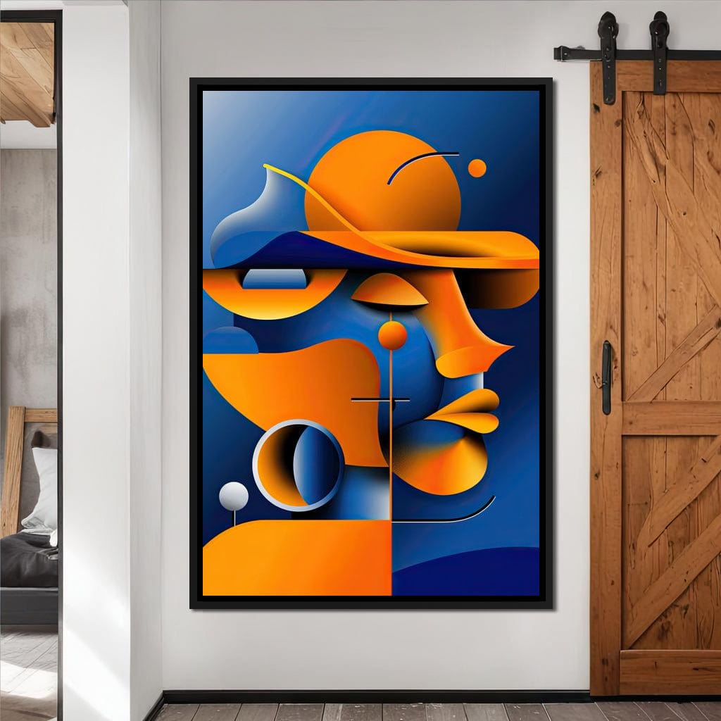 Geometric Muse Canvas Wall Art