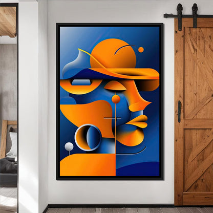 Geometric Muse Canvas Wall Art