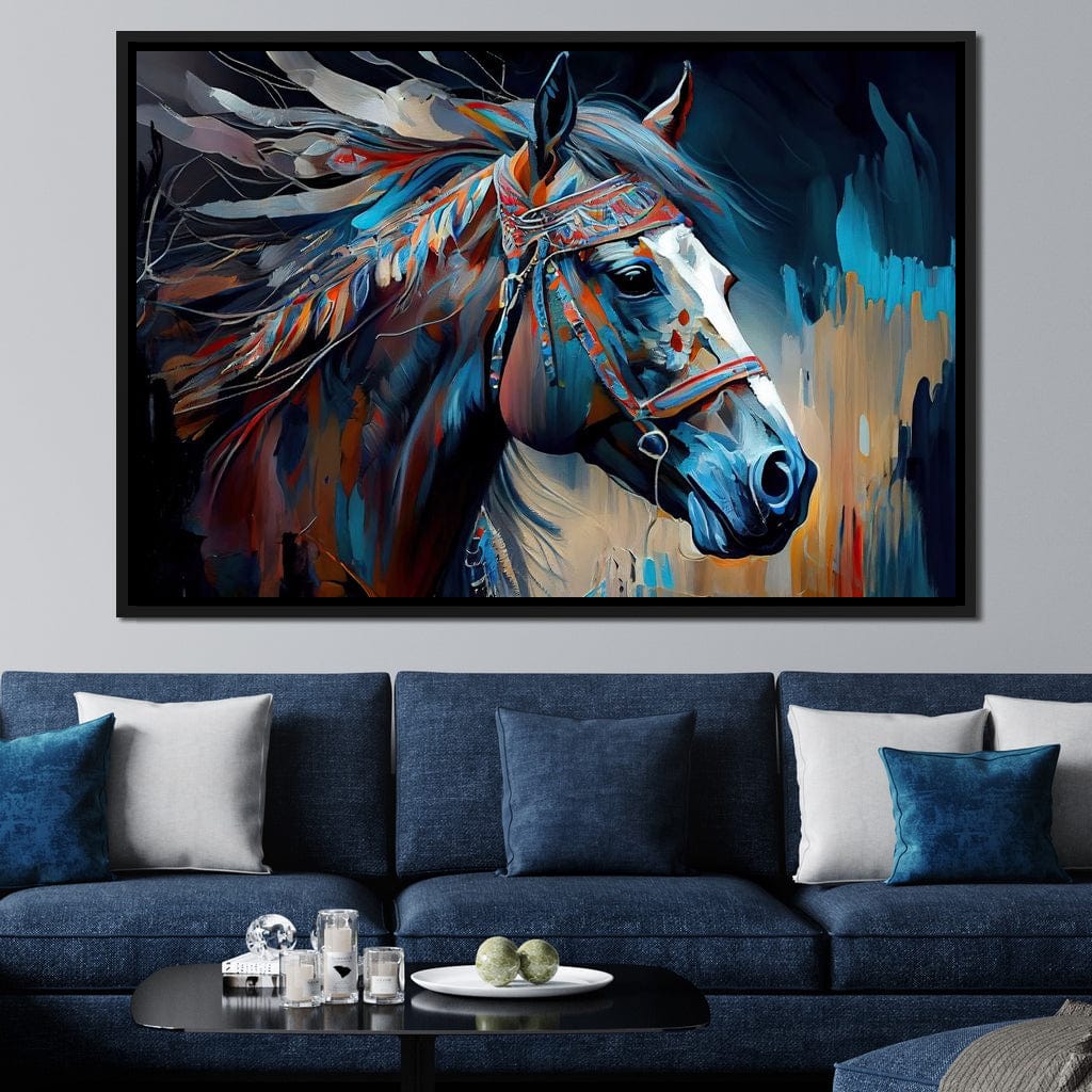 Cherokee Horse 3 Canvas Wall Art