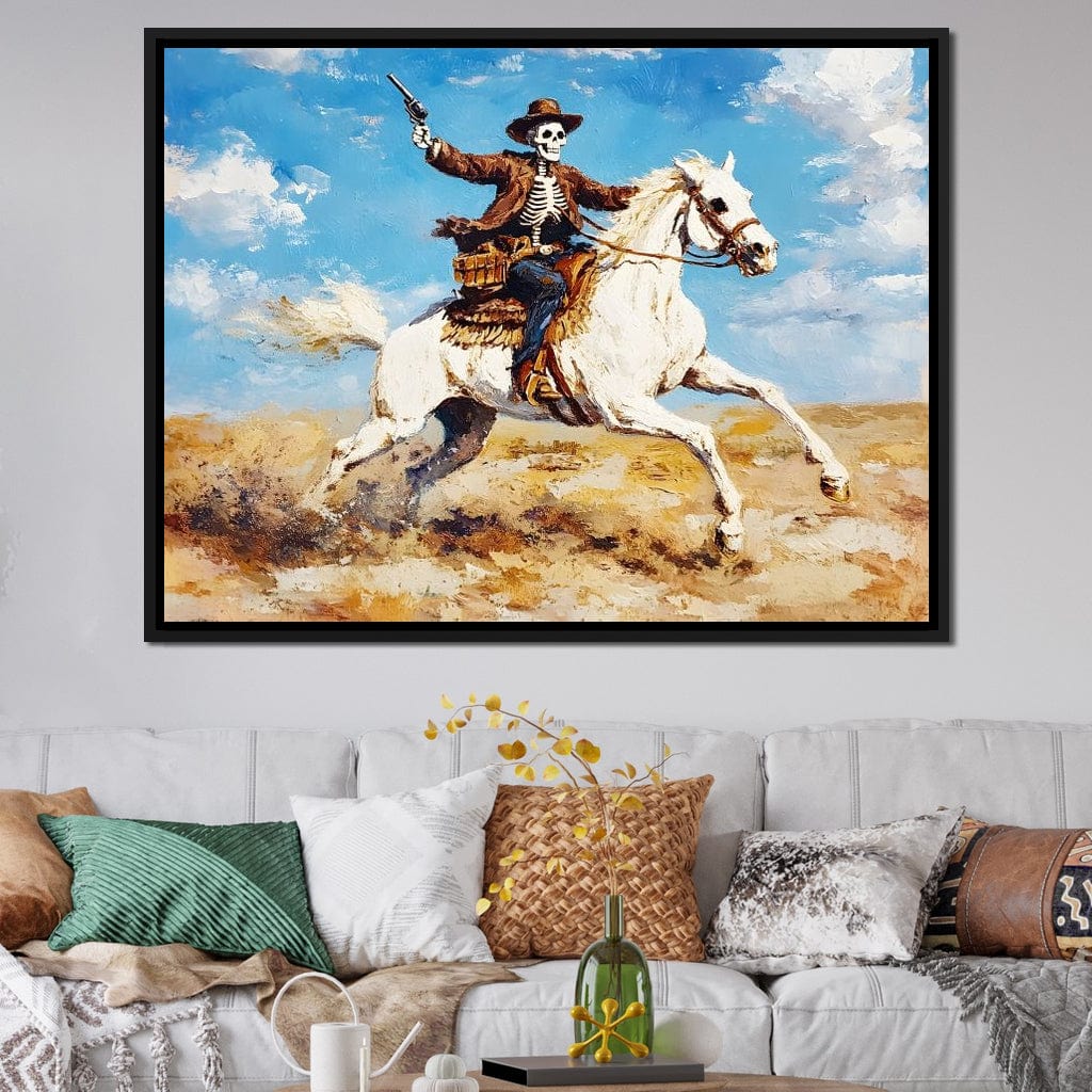 Rider of the Endless Plains Canvas Wall Art