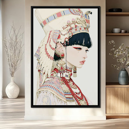Ancient Egyptian Bride Canvas Wall Art