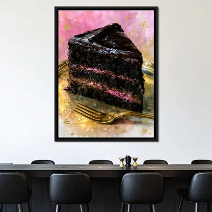 Decadent Slice Of Midnight Canvas Wall Art