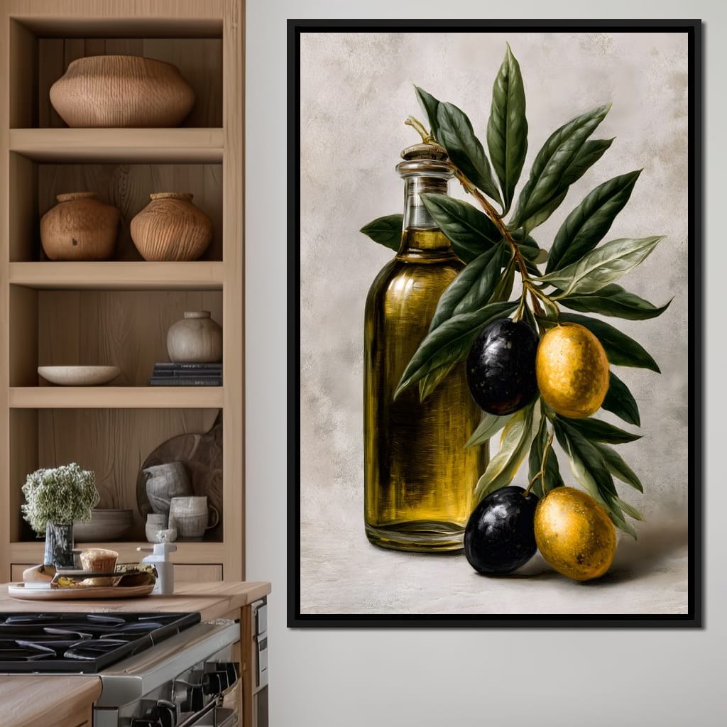 Harvest From The Mediterranean Grove Canvas Wall Art