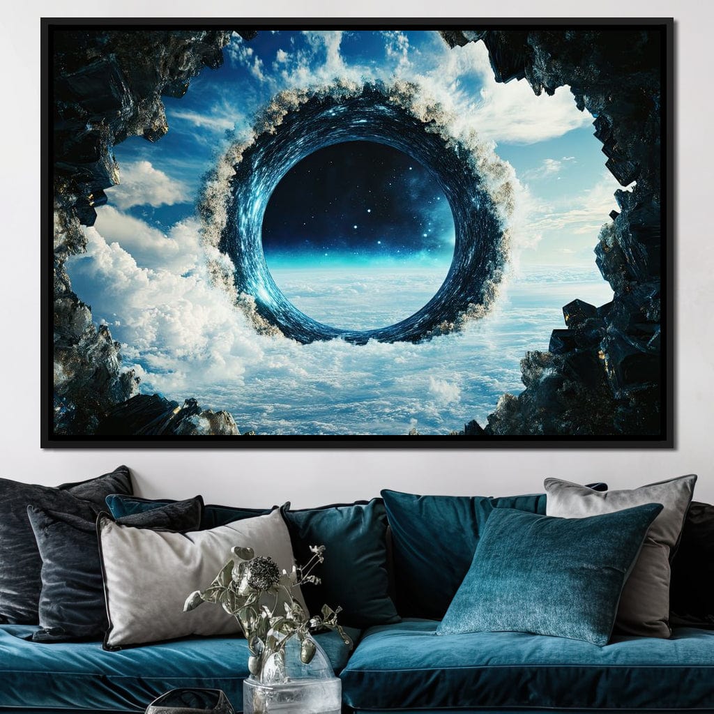 Portal to Celestial Realms Canvas Wall Art