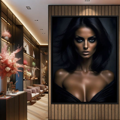 Female Portrait 199 Canvas Wall Art