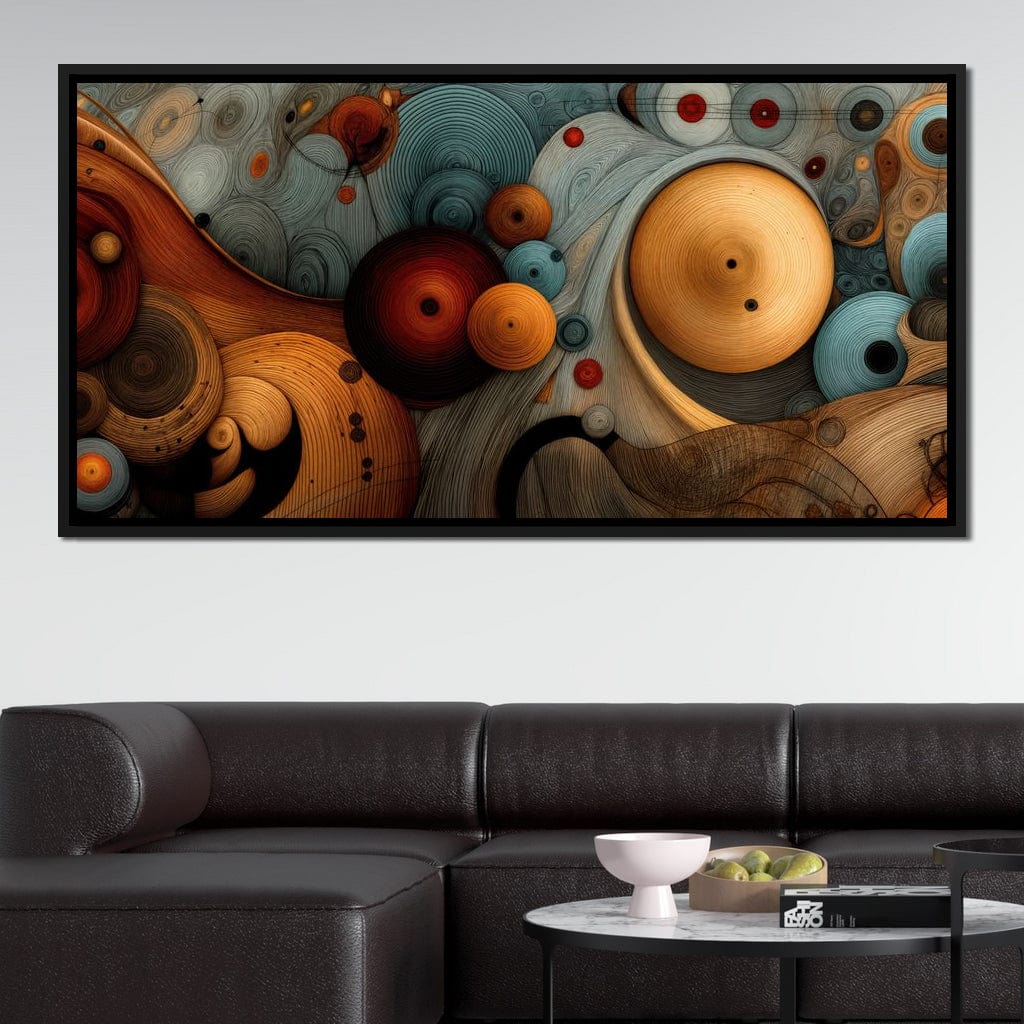 Microcosm Swirl Canvas Wall Art