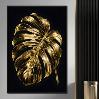Gilded Foliage Night Study Canvas Wall Art