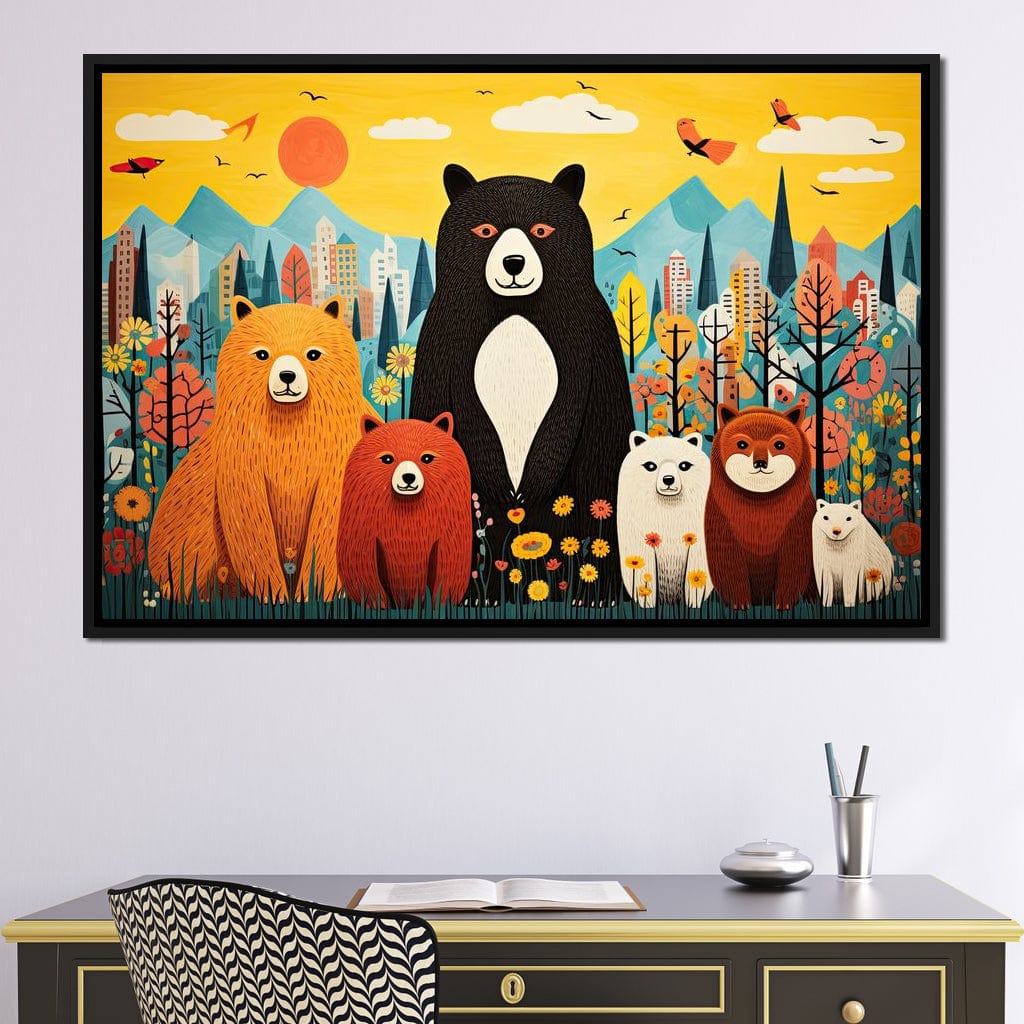 Sundown in the Wild Frontier Canvas Wall Art