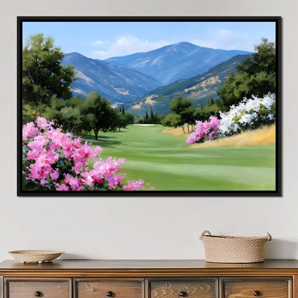 Mountain Meadow Blooms Canvas Wall Art