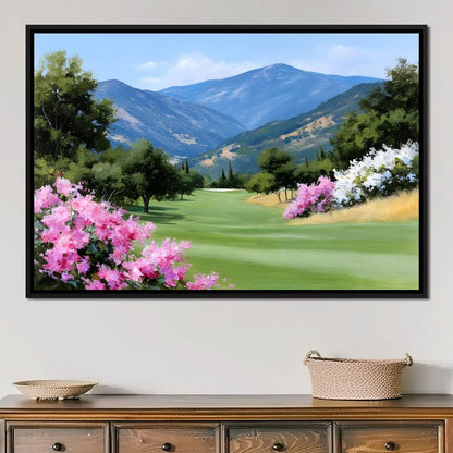 Mountain Meadow Blooms Canvas Wall Art