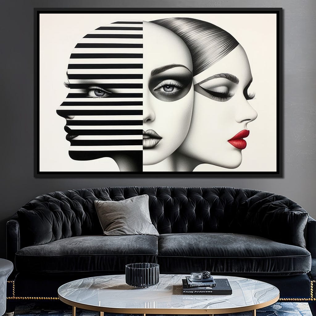 Fragments of Elegance Canvas Wall Art