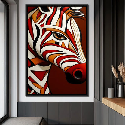 Stripes of the Savanna Melody Canvas Wall Art
