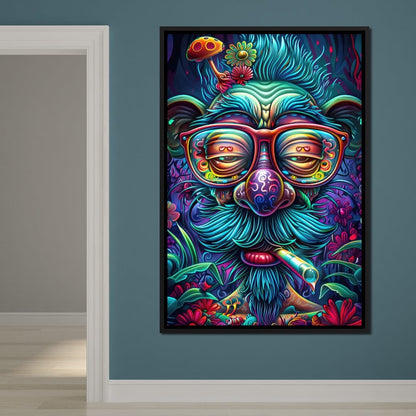 Trippy Trance Canvas Wall Art