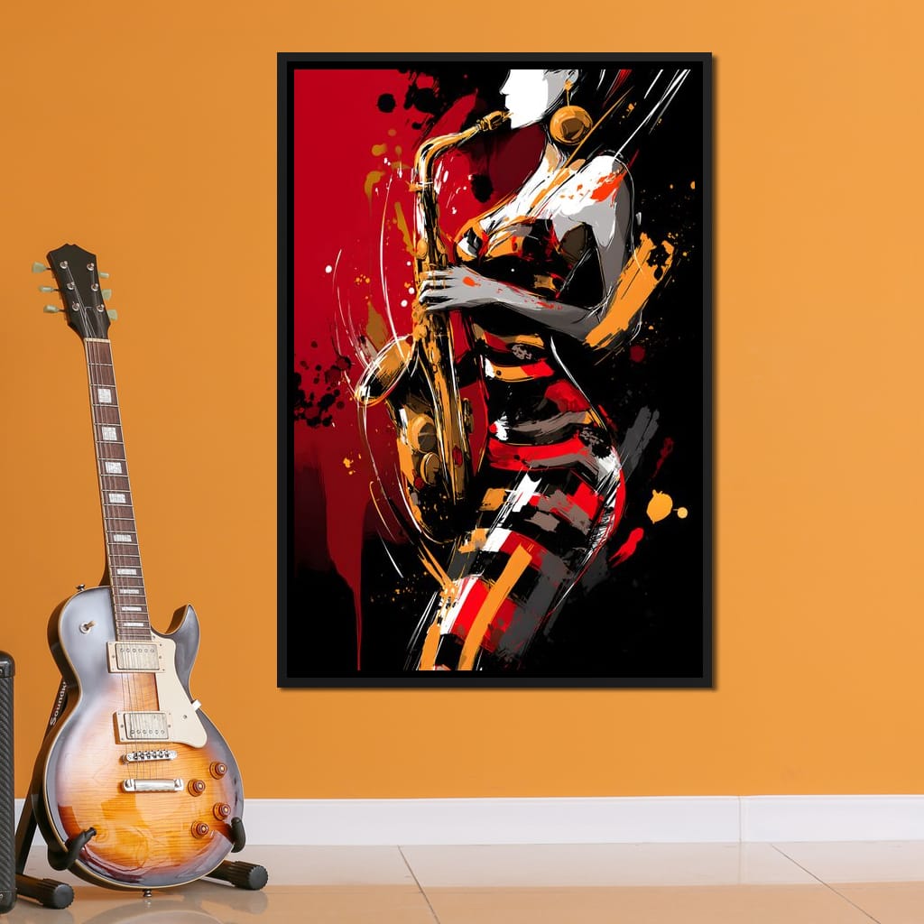 Rhythm Of The Midnight Note Canvas Wall Art