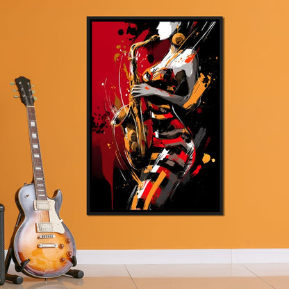 Rhythm Of The Midnight Note Canvas Wall Art