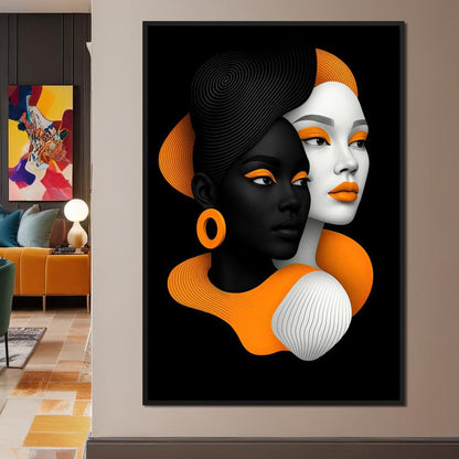 Faces of Balance Canvas Wall Art
