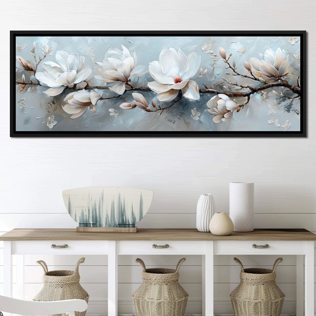 Serene Blossom Symphony Canvas Wall Art