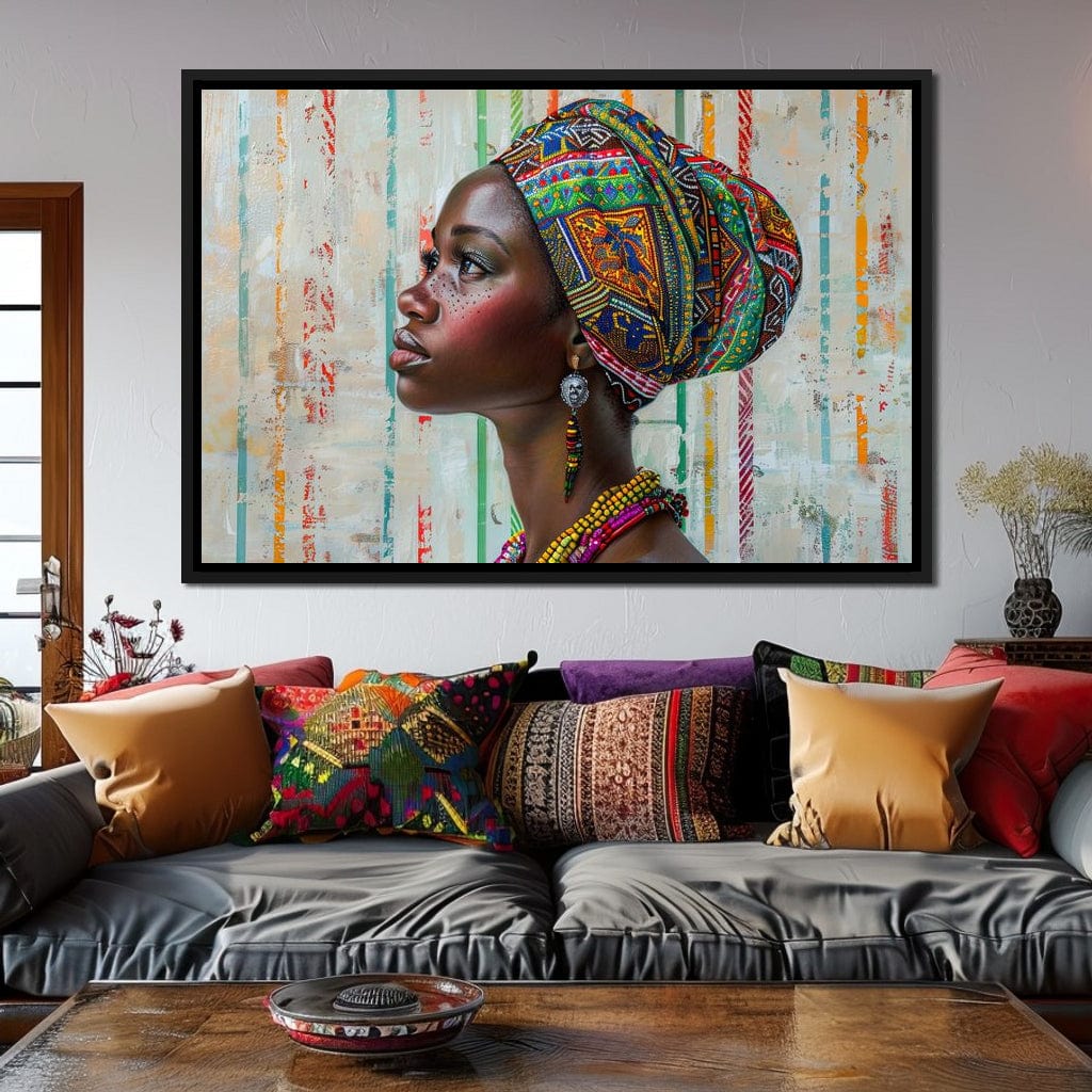 Vibrant Cultural Essence Canvas Wall Art