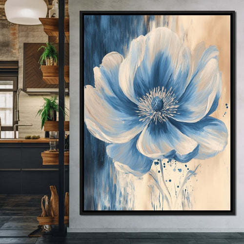 Flowering Tranquil Petals Canvas Wall Art