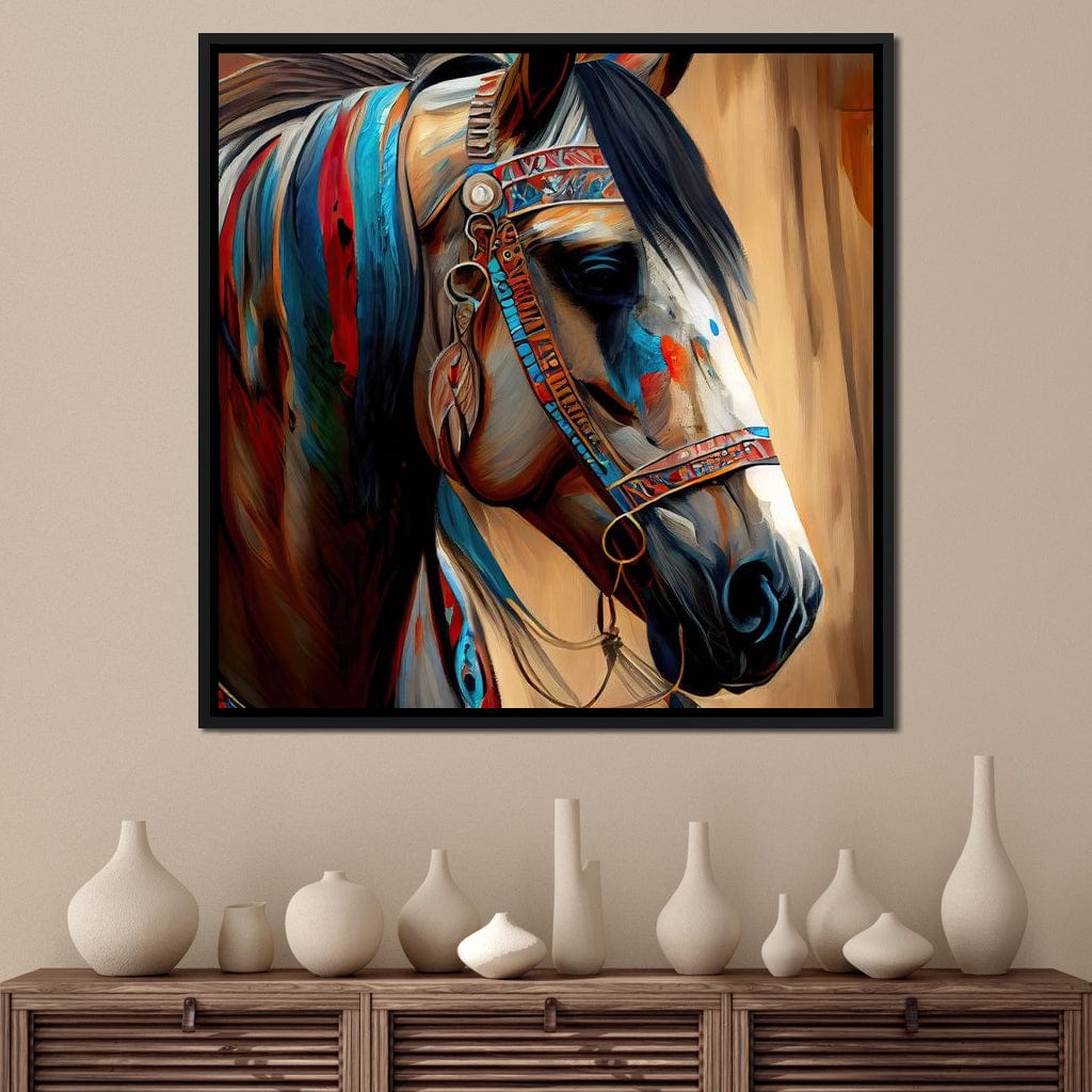 Cherokee Horse 1 Canvas Wall Art