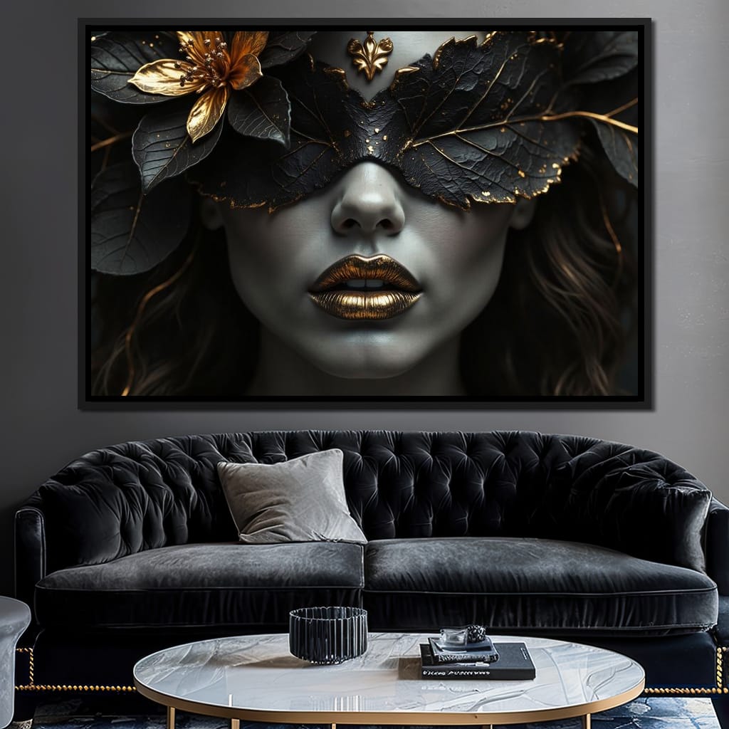 Noir Botanica Canvas Wall Art