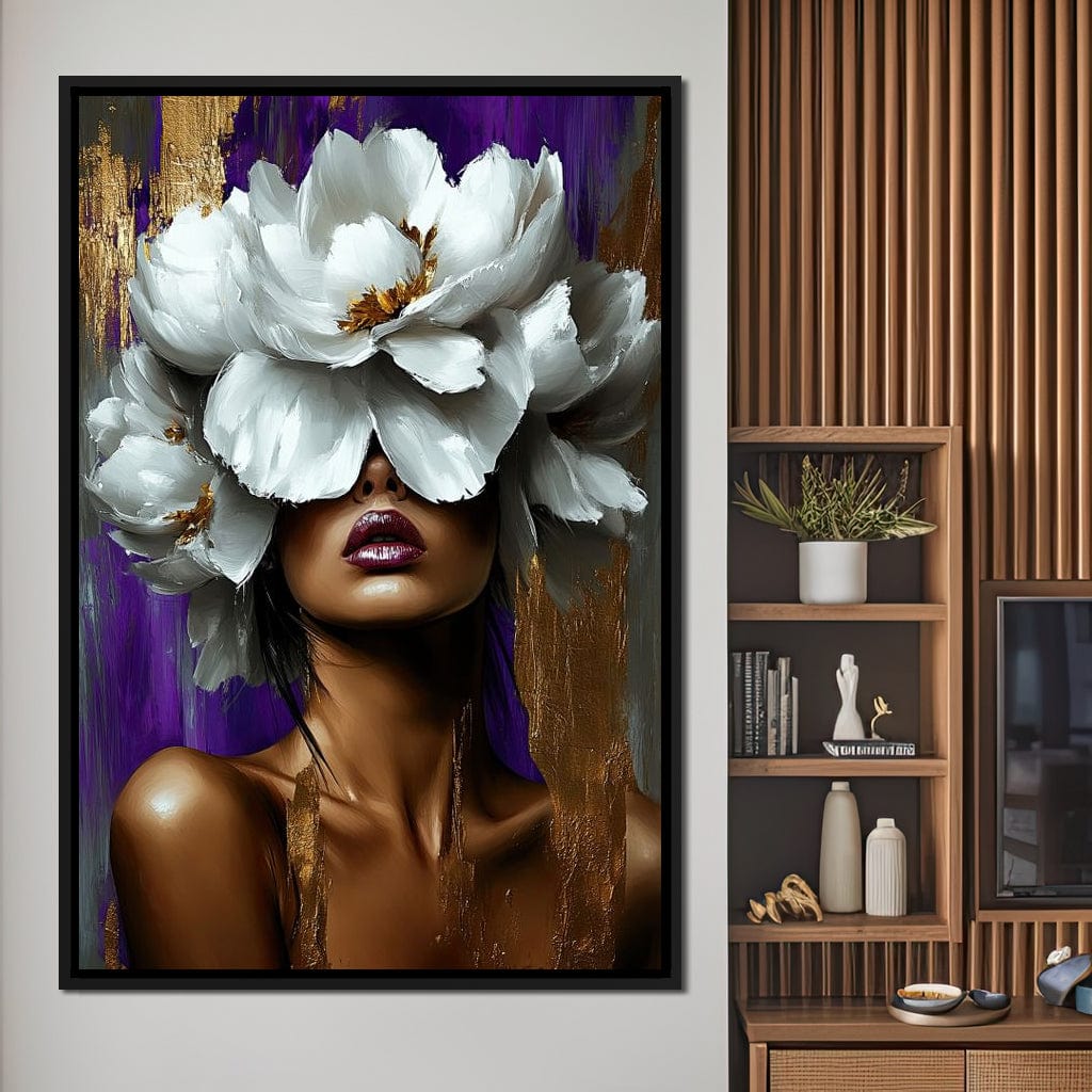 Radiant Blossom Essence Canvas Wall Art