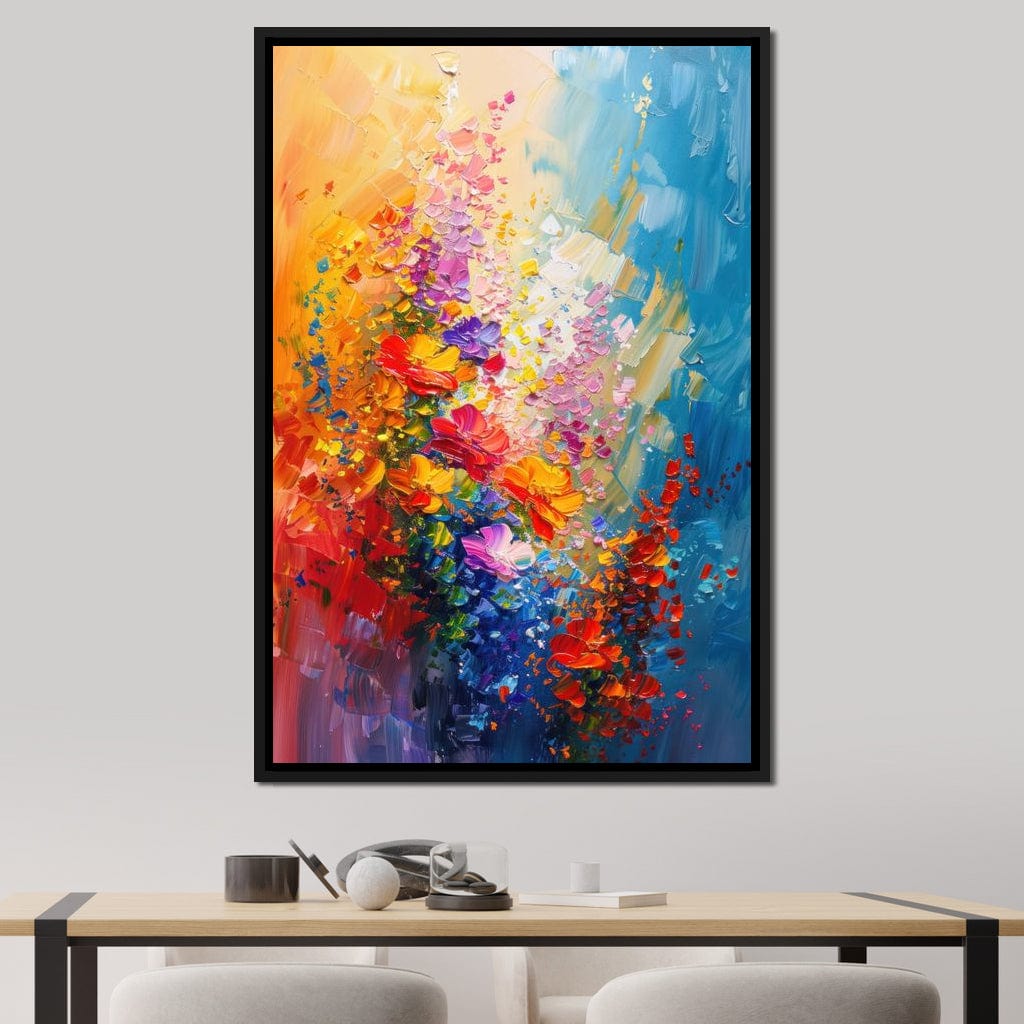 Impasto Bloom Canvas Wall Art