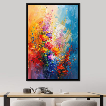 Impasto Bloom Canvas Wall Art