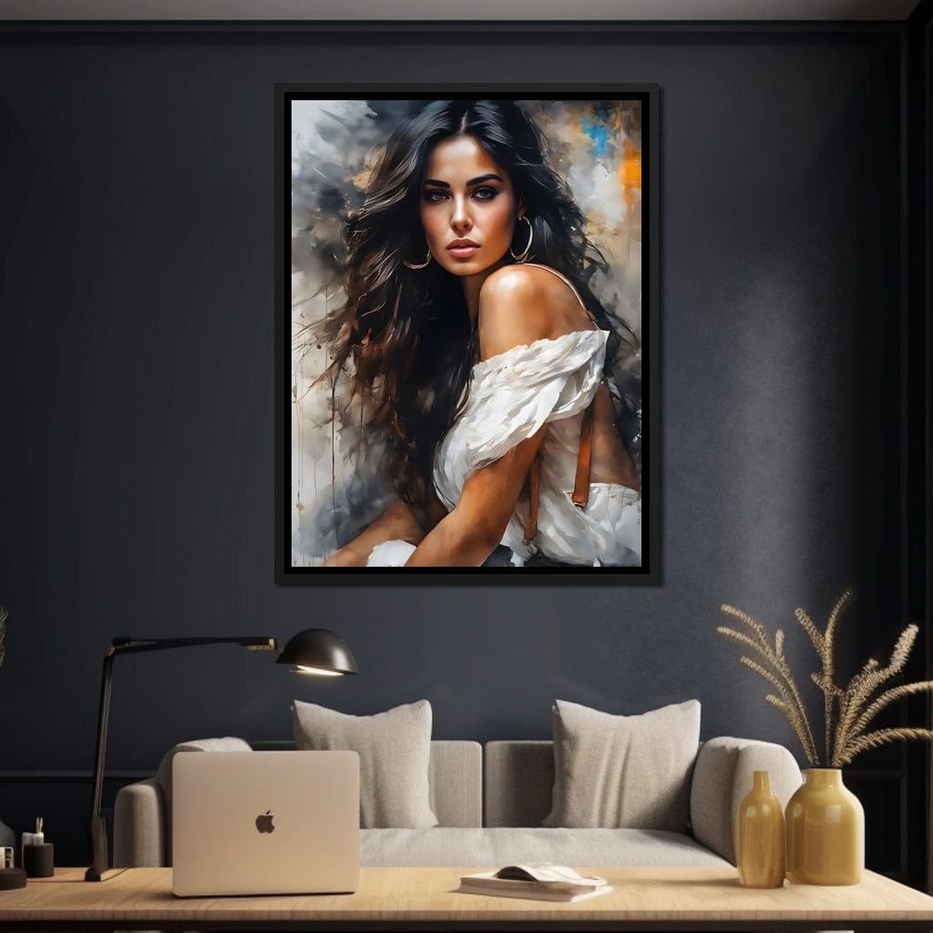 Female Portrait 169 Canvas Wall Art