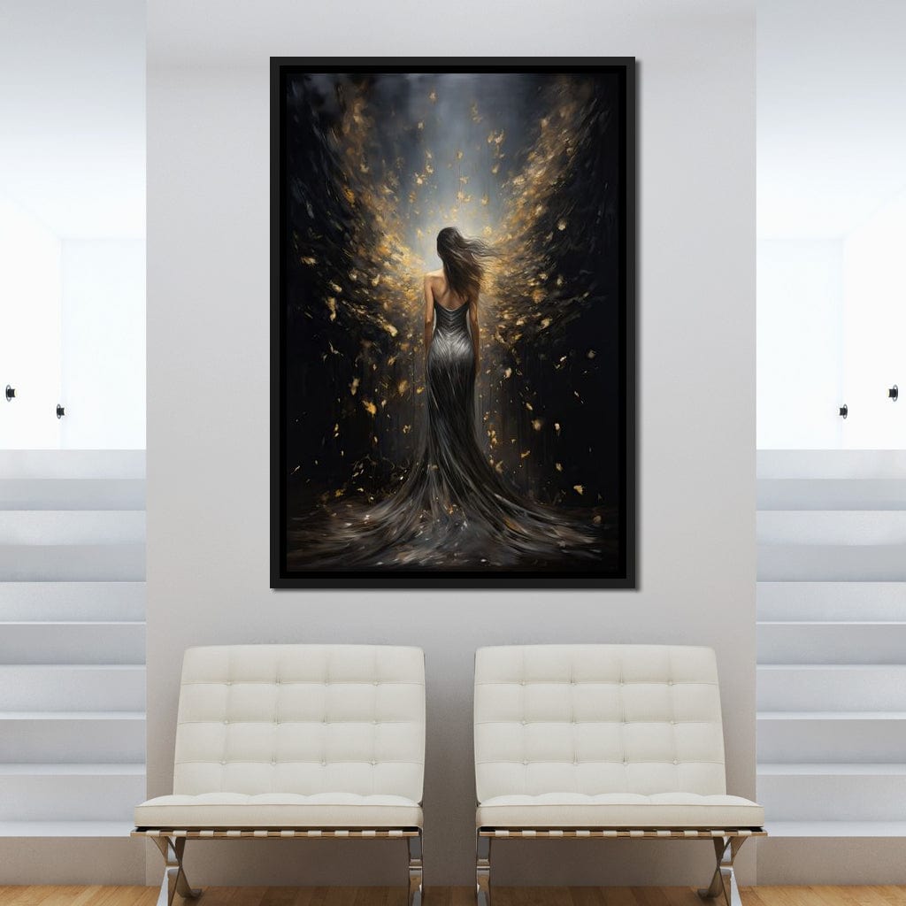Ethereal Dream of a Starlit Muse Canvas Wall Art