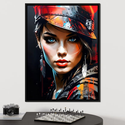 Female Portrait 254 Canvas Wall Art