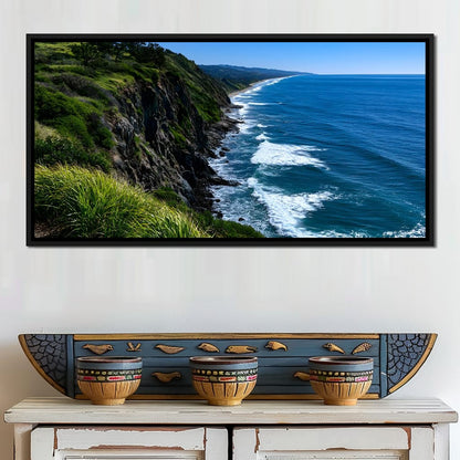 Surreal Coast Waters Canvas Wall Art