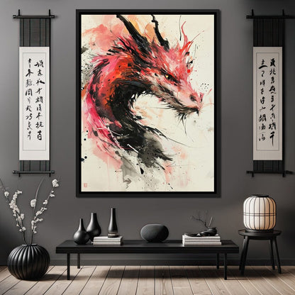 Vibrant Mythical Serenade Canvas Wall Art