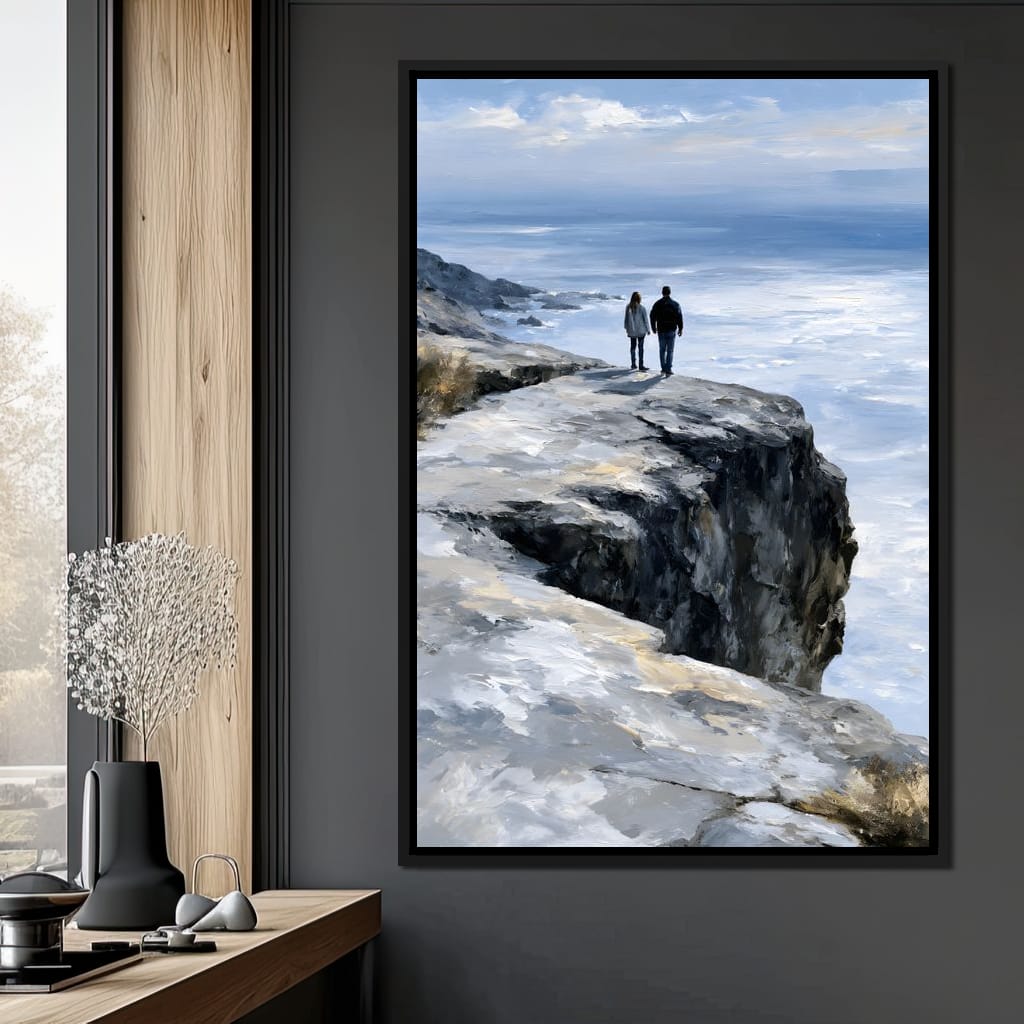 Where Two Souls Stand Together Canvas Wall Art