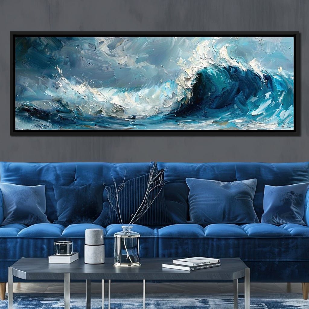 Oceanic Serenade Dance Canvas Wall Art
