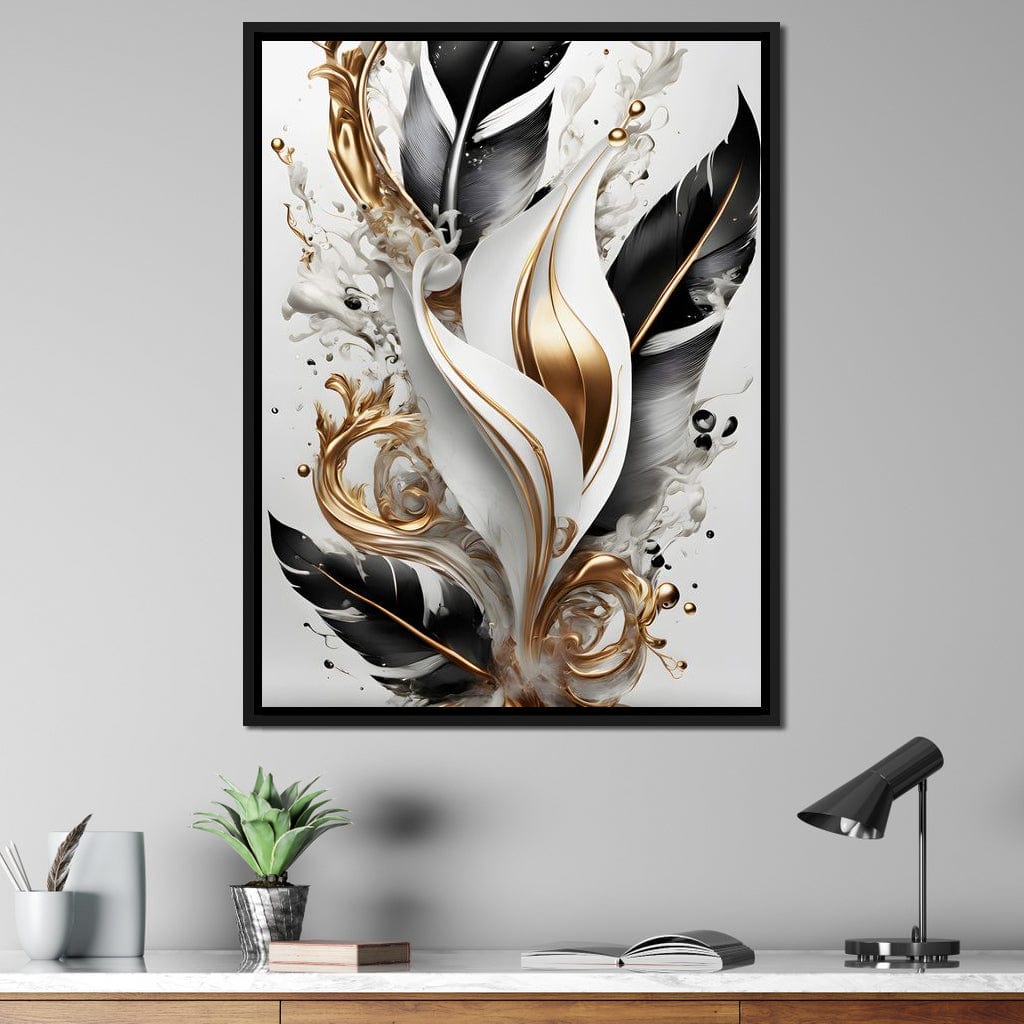 A feather's dream Canvas Wall Art