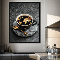 Golden Horizons Brewed Canvas Wall Art