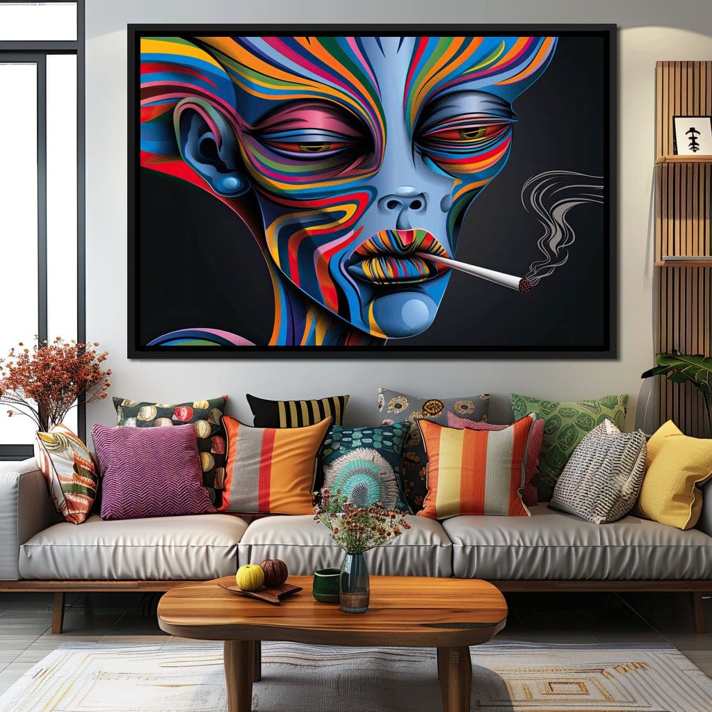 Cosmic Chillwave Canvas Wall Art