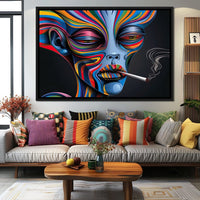 Cosmic Chillwave Canvas Wall Art